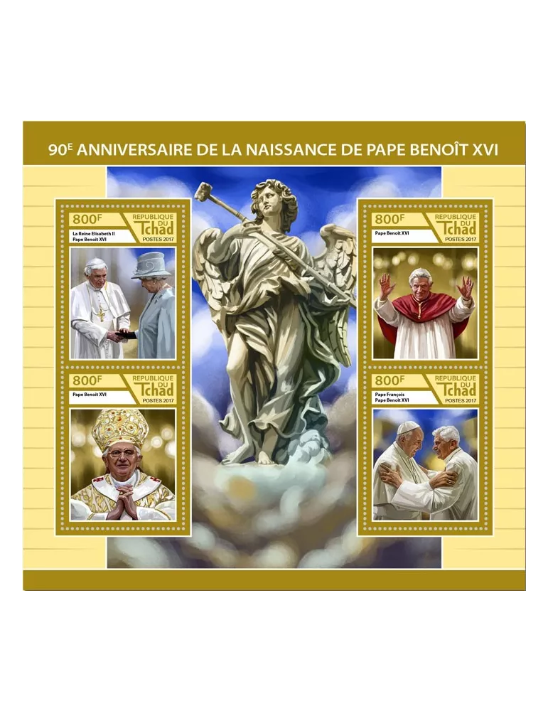 n° 2071/2074 - Timbre TCHAD Poste