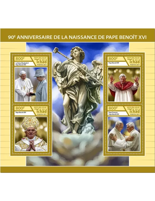 n° 2071/2074 - Timbre TCHAD Poste