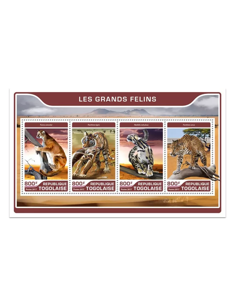 n° 5590/5593 - Timbre TOGO Poste