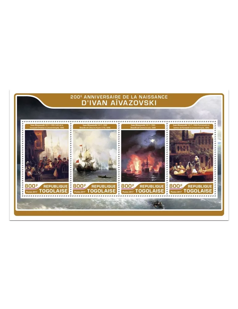 n° 5618/5621 - Timbre TOGO Poste