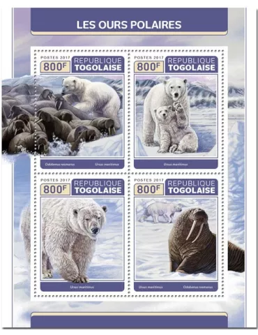 n° 5650/5653 - Timbre TOGO Poste