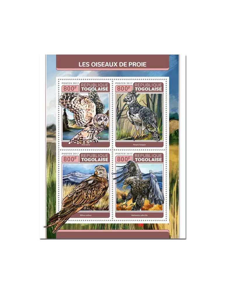 n° 5694/5697 - Timbre TOGO Poste