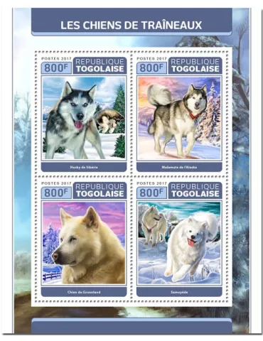 n° 5706/5709 - Timbre TOGO Poste