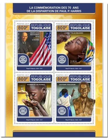n° 5722/5725 - Timbre TOGO Poste