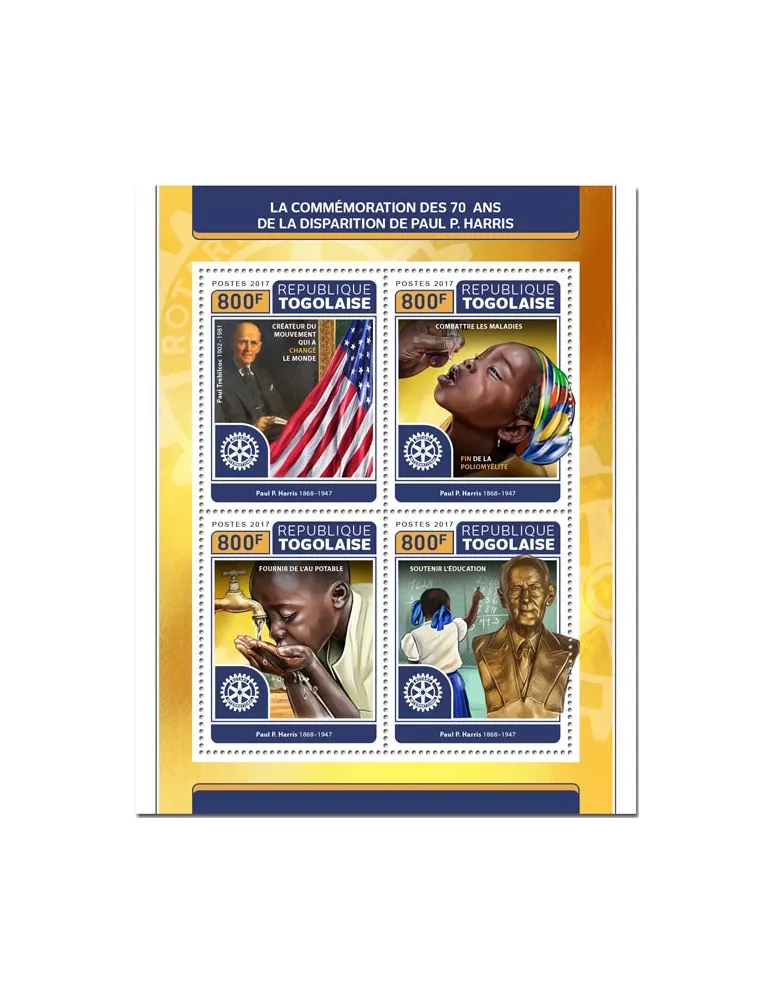 n° 5722/5725 - Timbre TOGO Poste