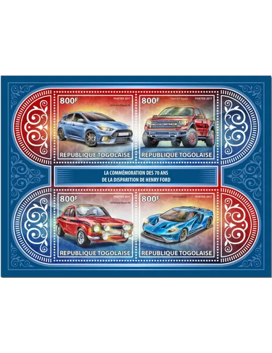 n° 5752/5755 - Timbre TOGO Poste