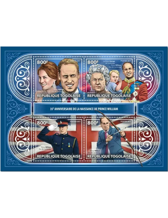 n° 5776/5779 - Timbre TOGO Poste