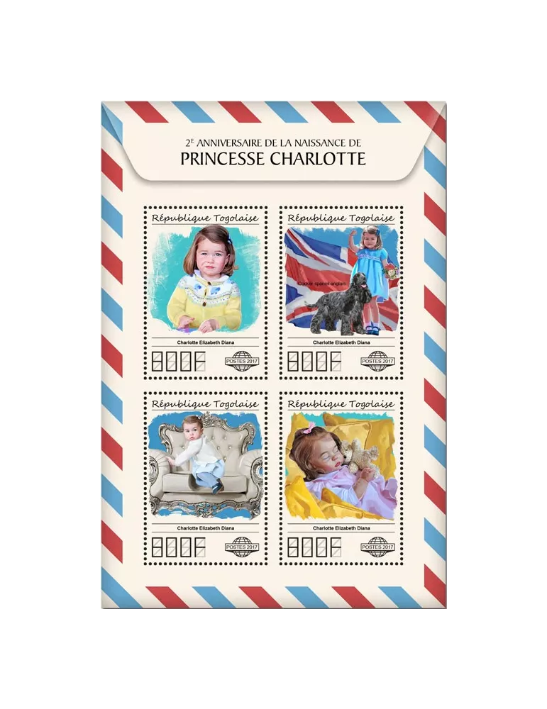 n° 5873/5876 - Timbre TOGO Poste