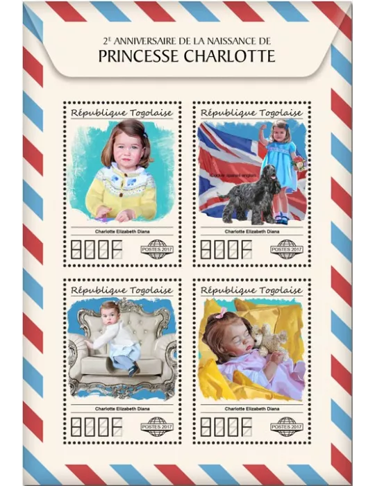 n° 5873/5876 - Timbre TOGO Poste