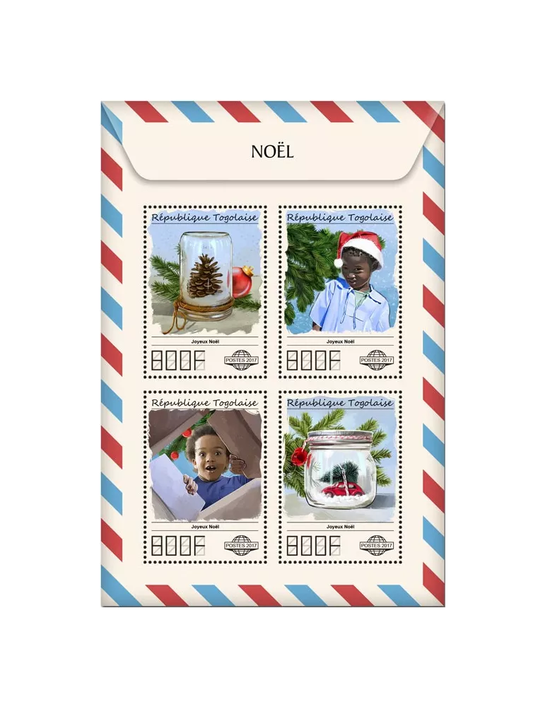 n° 5877/5880 - Timbre TOGO Poste