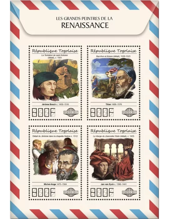 n° 5913/5916 - Timbre TOGO Poste