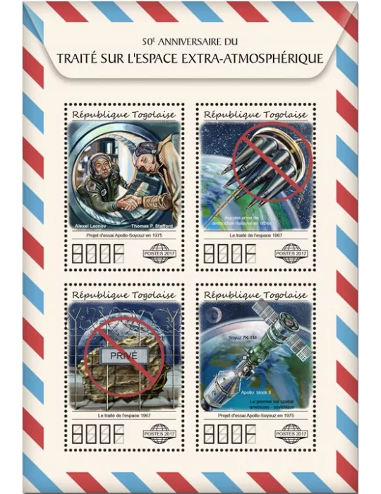 n° 5925/5928 - Timbre TOGO Poste