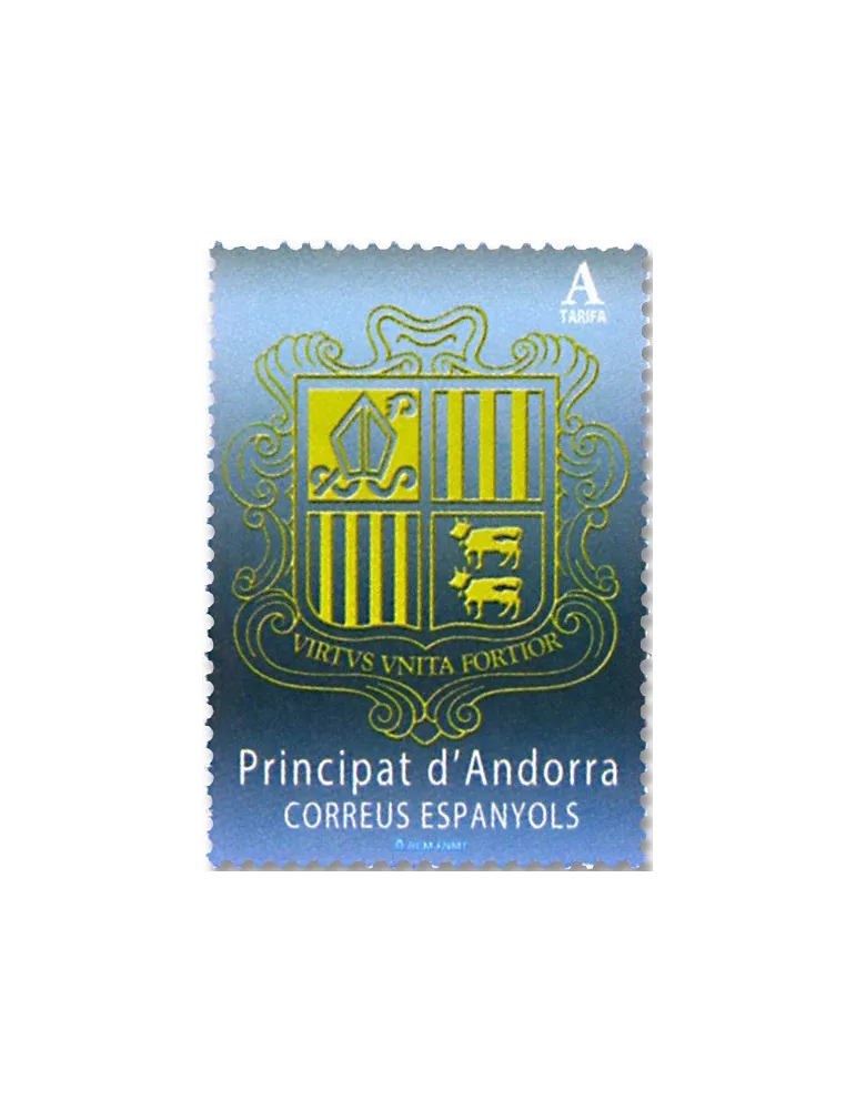 n° 451 - Timbre ANDORRE ESPAGNOL Poste