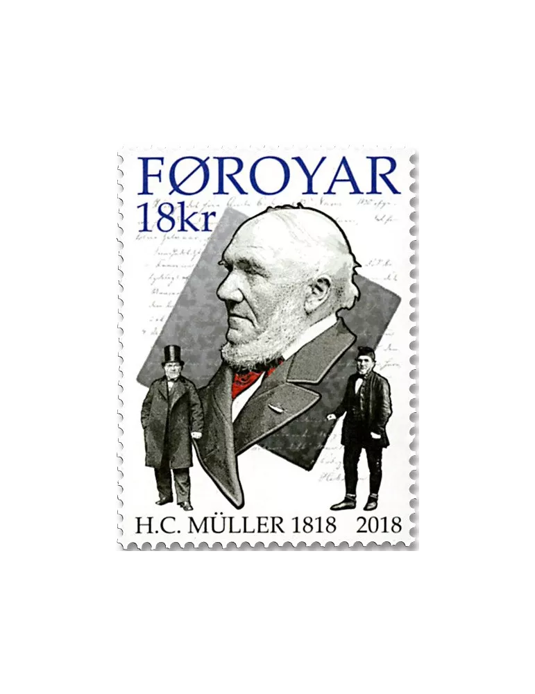 n° 909 - Timbre ILE FEROE Poste