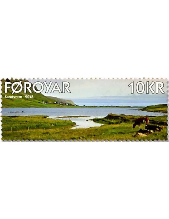 n° 910/911 - Timbre ILE FEROE Poste