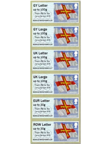 n° 33 - Timbre GUERNESEY Timbres de distributeurs