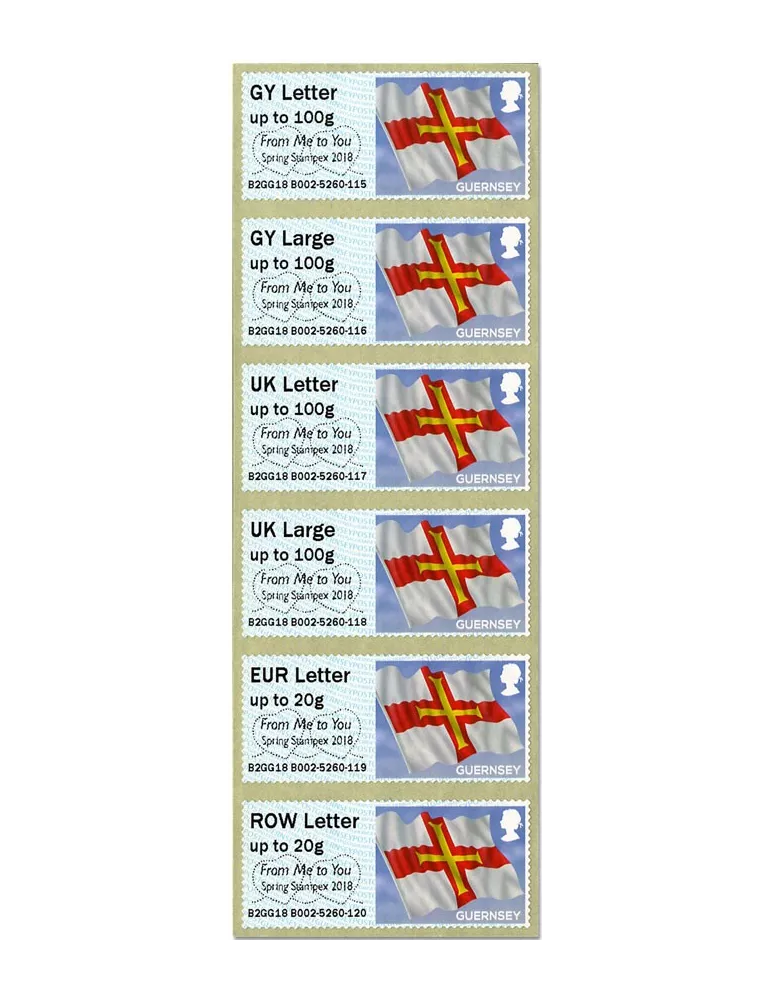 n° 33 - Timbre GUERNESEY Timbres de distributeurs