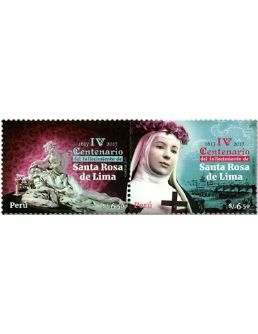 n° 2142/2143 - Timbre PÉROU Poste