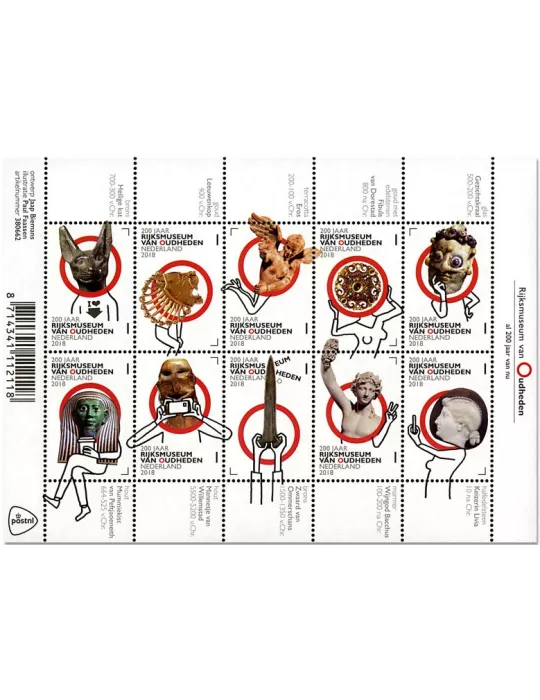 n° 3609/3618 - Timbre PAYS-BAS Poste