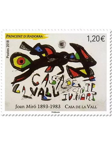 n° 812 - Timbre Andorre Poste