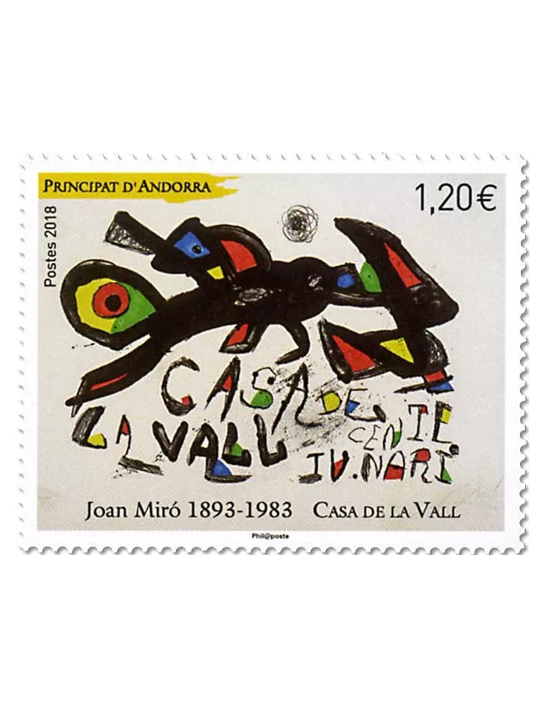 n° 812 - Timbre Andorre Poste