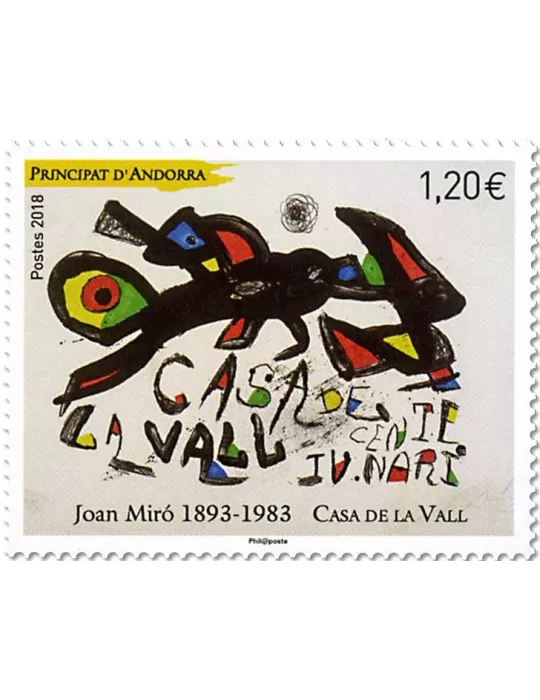 n° 812 - Timbre Andorre Poste