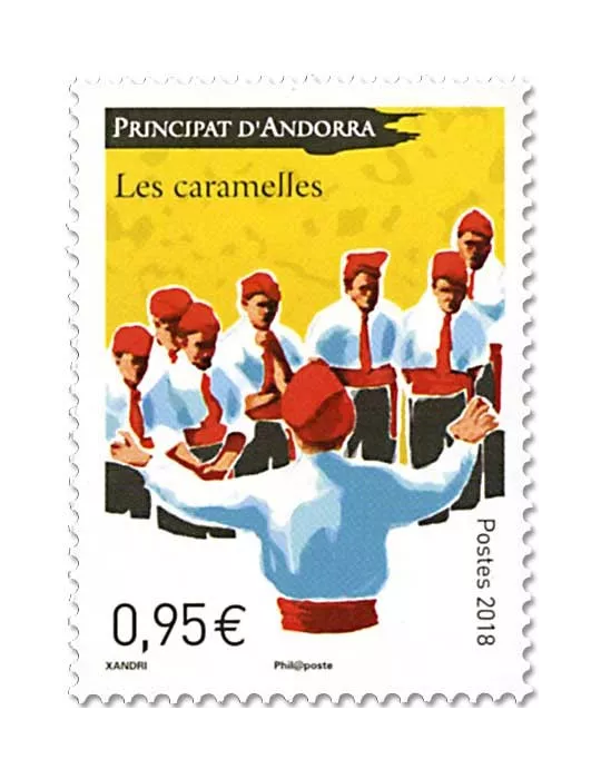 n° 813 - Timbre Andorre Poste