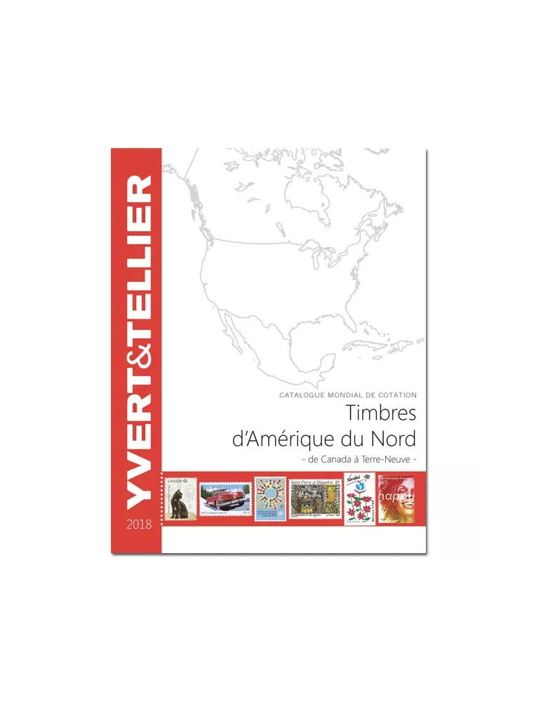 AMERIQUE DU NORD - 2018 (Catalogue des timbres des pays d'Amérique du Nord)