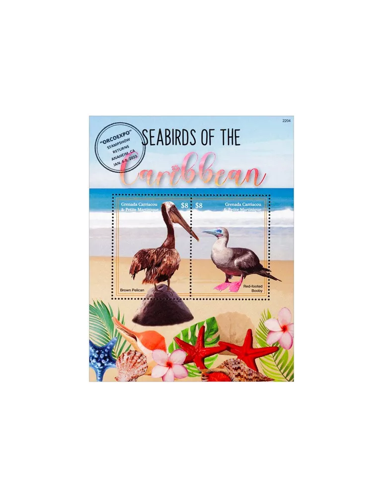 n° 743A - Timbre GRENADINES Blocs et feuillets