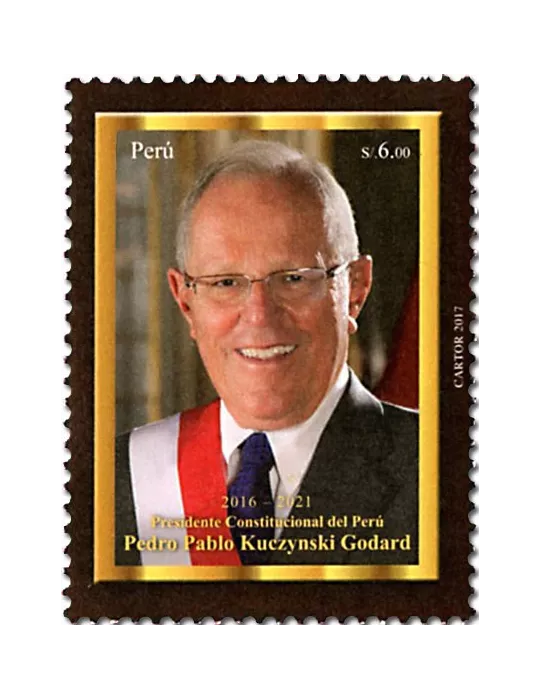 n° 2171/2172 - Timbre PEROU Poste