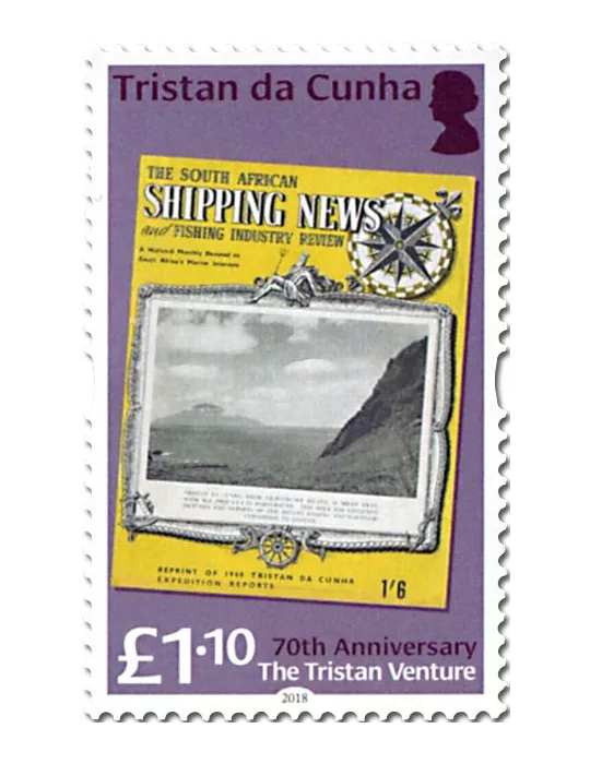 n° 1196/1199 - Timbre TRISTAN DA CUNHA Poste