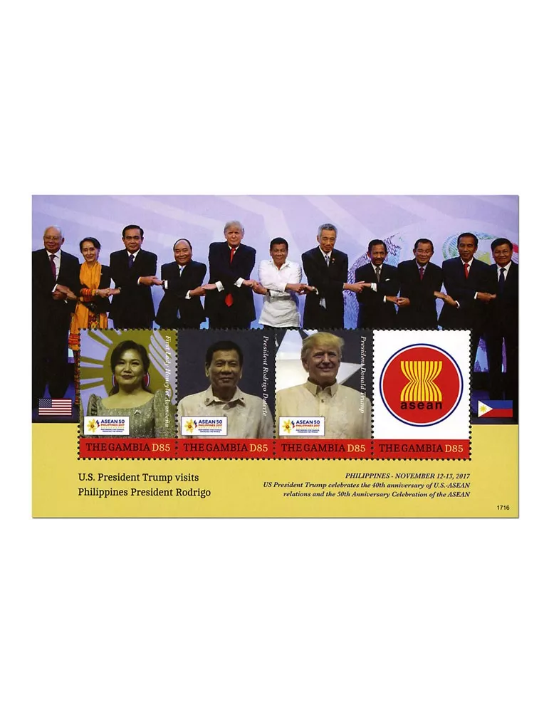 n° 5815/5818 - Timbre GAMBIE Poste