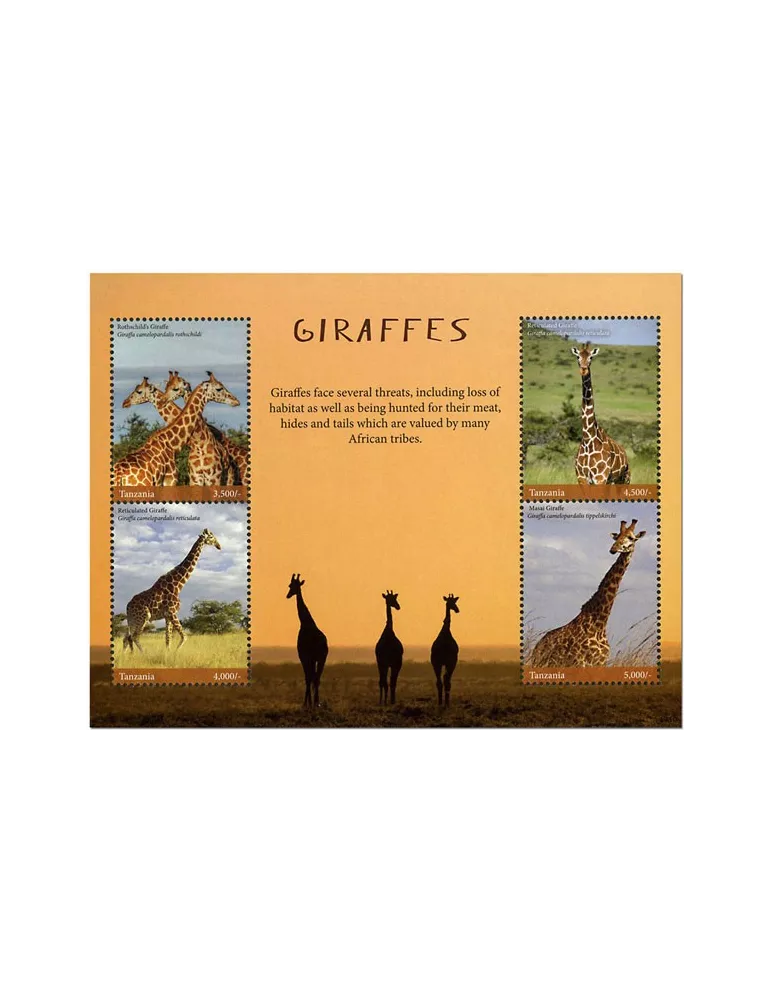 n° 4065/4068 - Timbre TANZANIE Poste