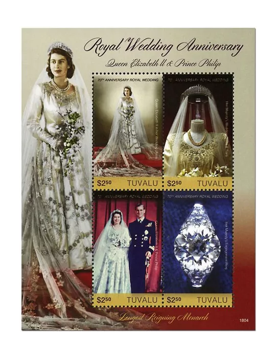 n° 1995/1998 - Timbre TUVALU Poste