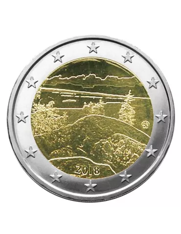 2 EURO COMMEMORATIVE 2018 : FINLANDE (Paysage finlandais - Parc de Koli)