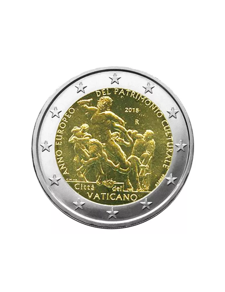 BU : 2 EURO COMMEMORATIVE 2018 : VATICAN (Année européenne du patrimoine culturel)