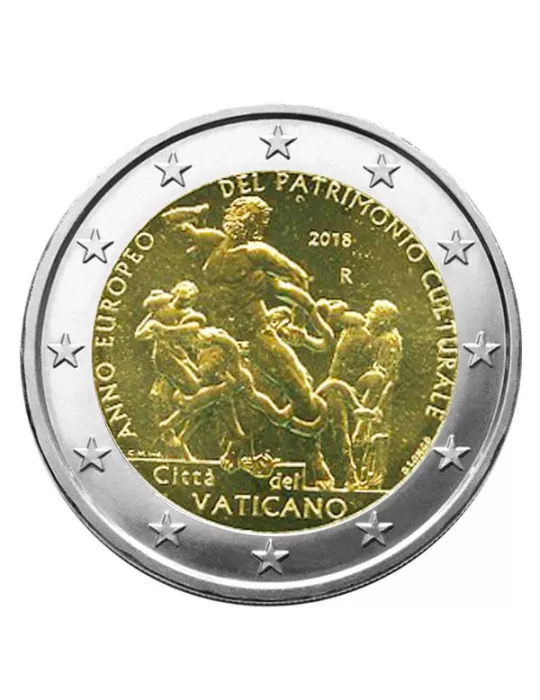 BU : 2 EURO COMMEMORATIVE 2018 : VATICAN (Année européenne du patrimoine culturel)