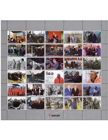 n° 1332/1344 et n° 1345/1374 - Timbre AZERBAIDJAN Poste