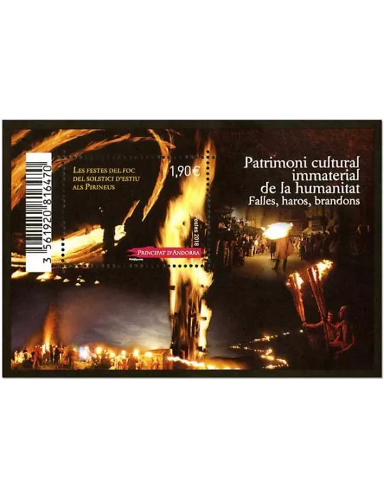 n° F815 - Timbre Andorre Poste