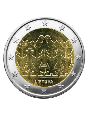 2 EURO COMMEMORATIVE 2018 : LITUANIE (Fête de la Chanson et de la Danse)