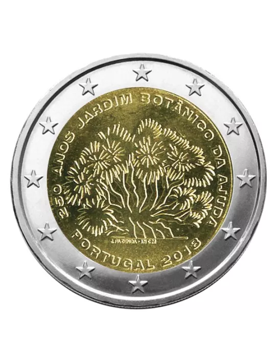 2 EURO COMMEMORATIVE 2018 : PORTUGAL (250 ans du jardin botanique Ajuda)