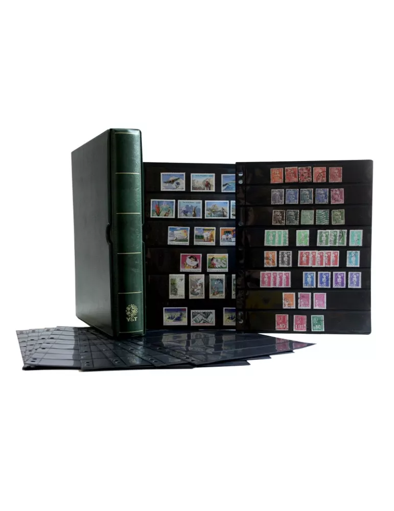 Album INITIA + 10 RECHARGES (Classeur à anneaux pour timbres)