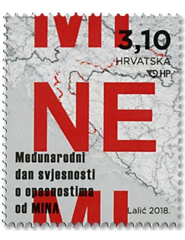 n° 1211 - Timbre CROATIE Poste
