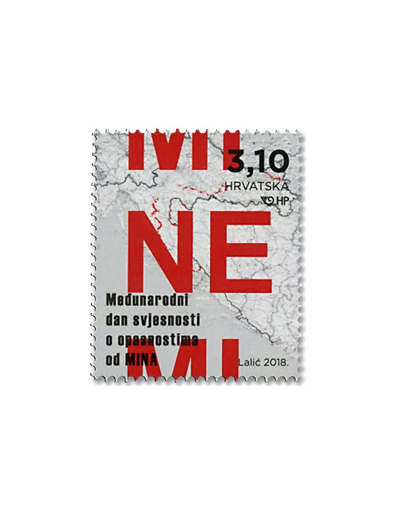 n° 1211 - Timbre CROATIE Poste