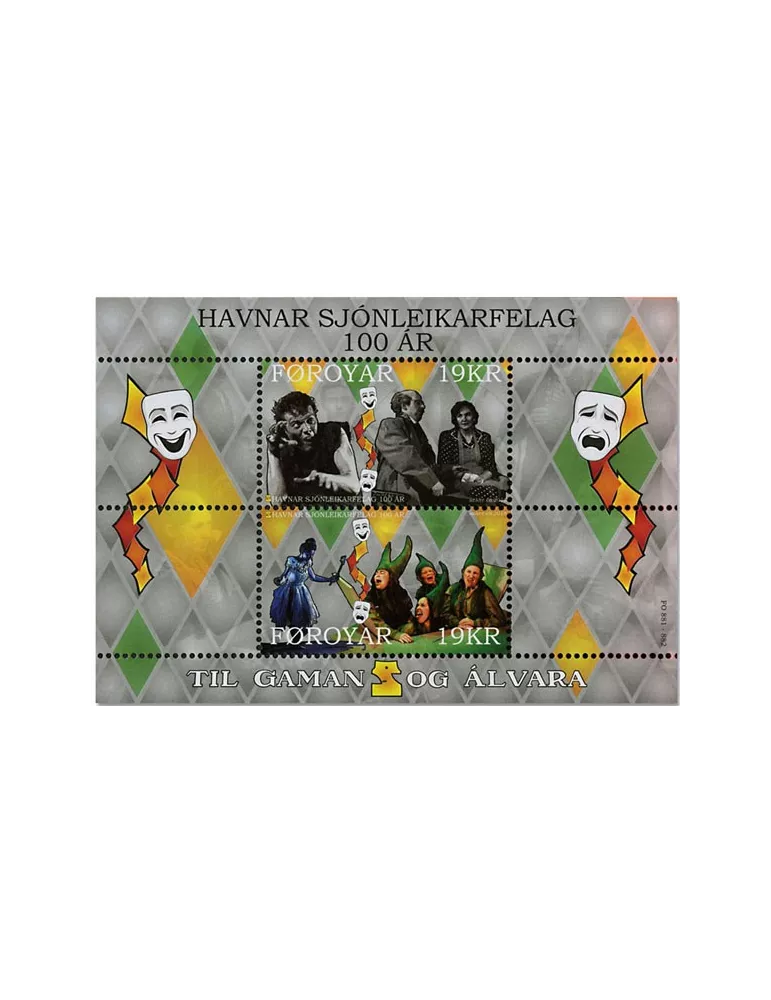 n° F916 - Timbre ILE FEROE Poste