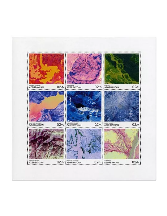 n° 1075/1083 - Timbre AZERBAIDJAN Poste