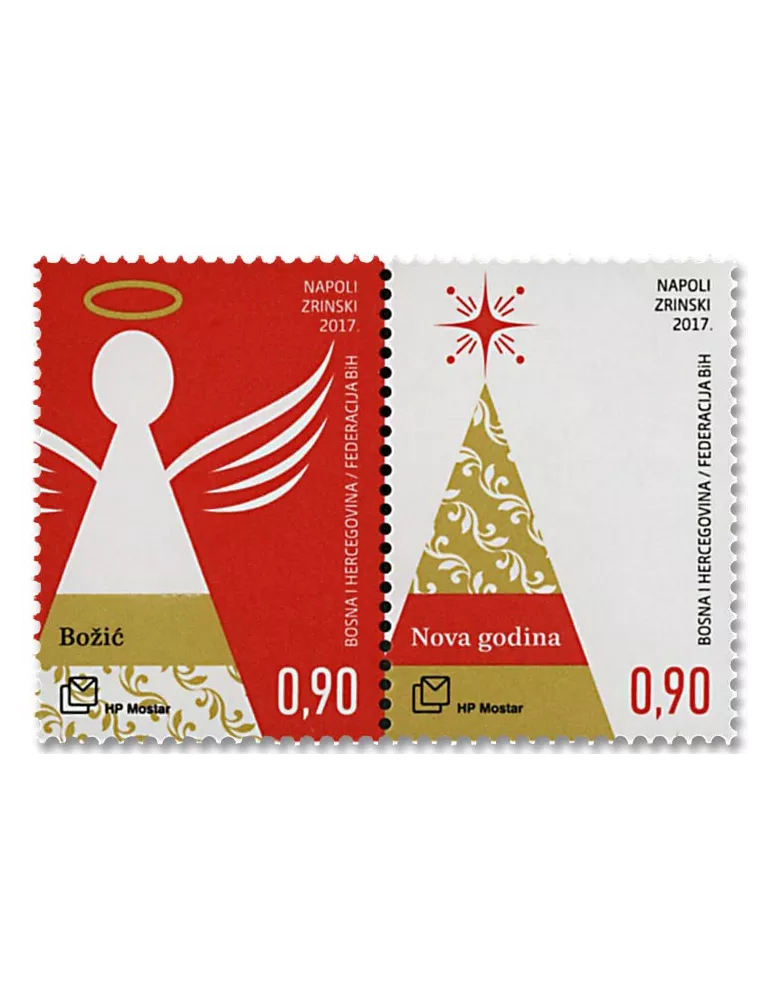 n° 432/433 - Timbre HERCEG-BOSNA Poste