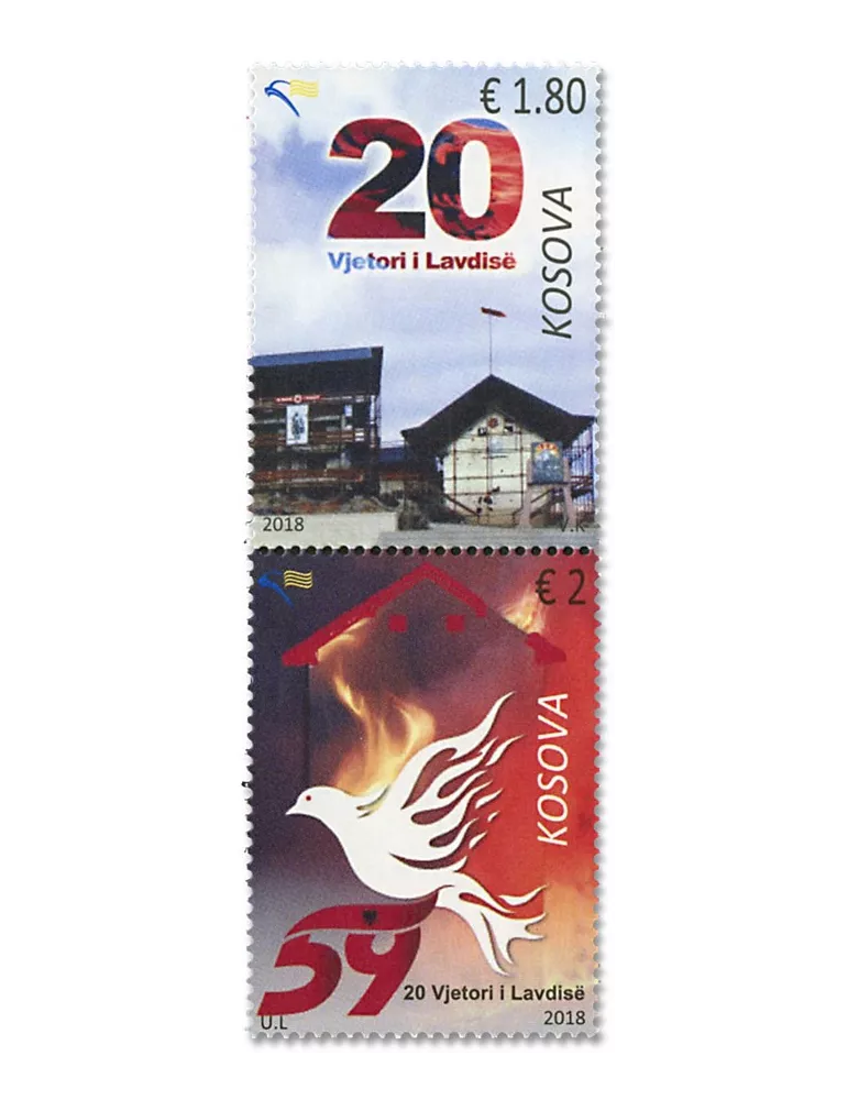 n° 273/274 - Timbre KOSOVO Poste