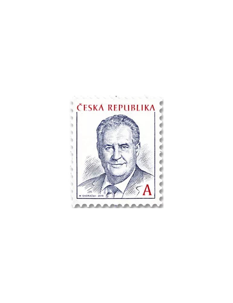 n° 881 - Timbre TCHEQUE (REpublique) Poste