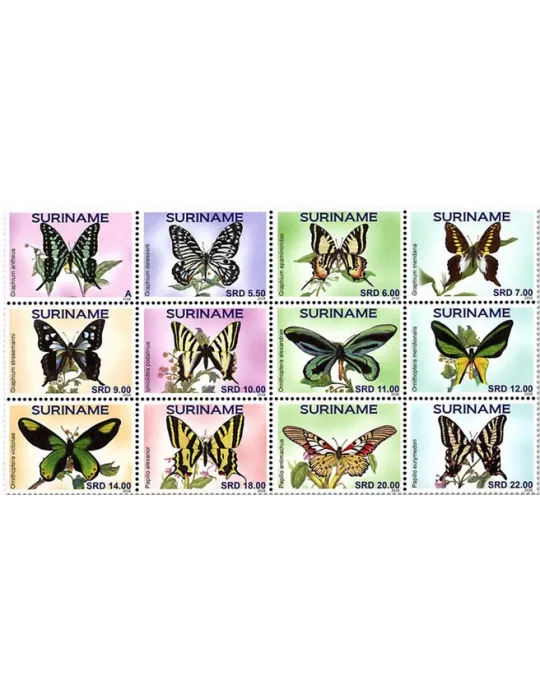 n° 2748/2759 - Timbre SURINAM Poste